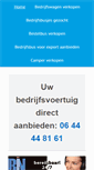 Mobile Screenshot of bedrijfsautoverkopen.org